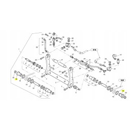 Volvo mini loader quick coupler bushing