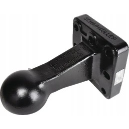 K80 ball hitch, vertical collar