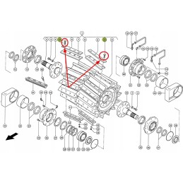 214769 0 forage harvester drum knife screw m16 x 50