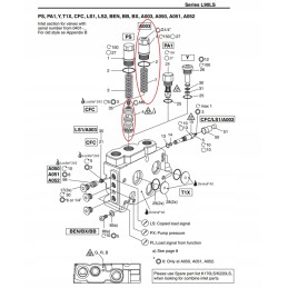 Parker l90ls kit a003 shunt size g