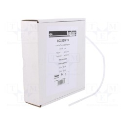 1 pcs x TASKER - BOX 3216 TR - Heat shrink sleeve, glueless, 2: 1, 3.2mm, L: 10m, transparent