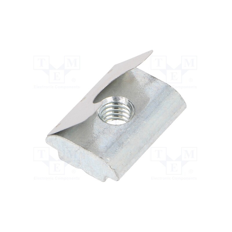 10 pcs x FATH - 096086F - Nut, for profiles, Width of the groove: 10mm, stainless steel