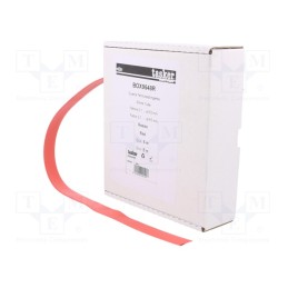 1 pcs x TASKER - BOX 9548 R - Heat shrink sleeve, glueless, 2: 1, 9.5mm, L: 5m, red, polyolefine