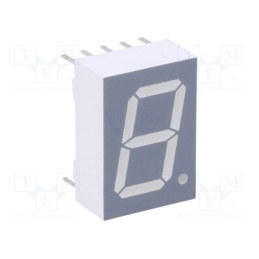 1 pcs x VISHAY - TDSG5150-N - Display: LED, 7-segment, 13mm, 0.51', No.char: 1, green, 7÷14mcd