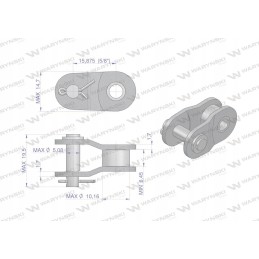Chain pologniwo 10bf20, use of Claas 6702
