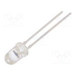 1 pcs x VISHAY - BPV10 - PIN photodiode, 5mm, THT, 920nm, 380÷1100nm, 40°, convex