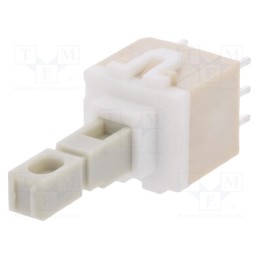 1 pcs x C&K - PVA2 OA H2 1.7N V2 - Switch: keypad, Pos: 2, DPDT, 0.1A/32VDC, white, none, THT, 1.7N, PVA