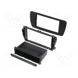 1 pcs x ACV - 281328-06-1-0 - Radio frame, Seat, 2 DIN, black azabache (AL6)