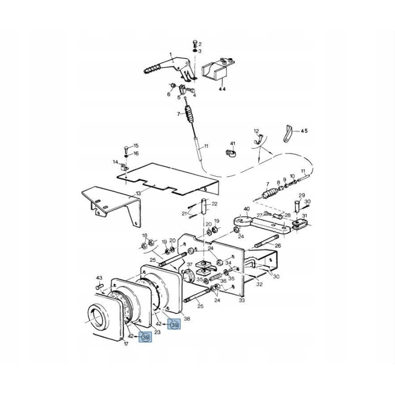 Brake disc new holland tx tf 751087 cnh