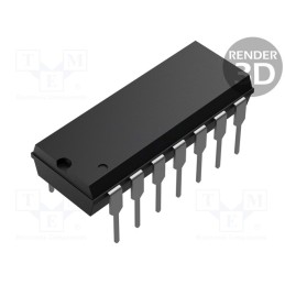 1 pcs x TEXAS INSTRUMENTS - SN65LBC180N - IC: interface, transceiver, RS485, 10Mbps, PDIP14, 4.75÷5.25VDC