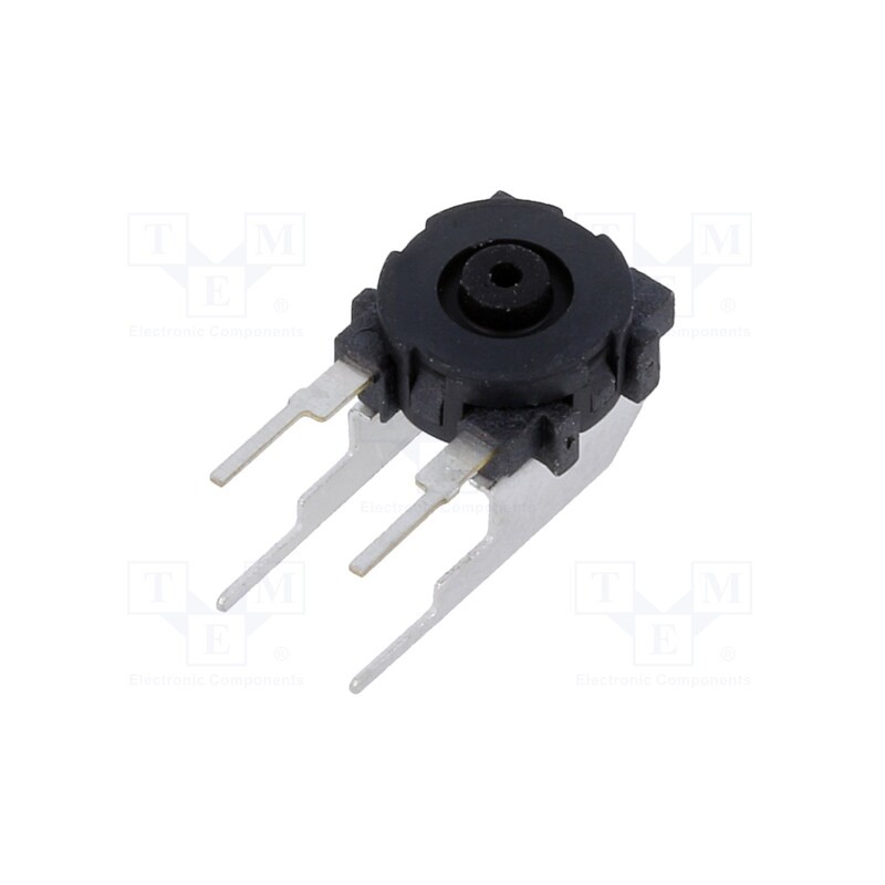 1 pcs x KNITTER-SWITCH - TMP 1-R - Microswitch TACT, SPST-NC, Pos: 2, 0.02A/24VDC, PCB,THT, none, 4.5N