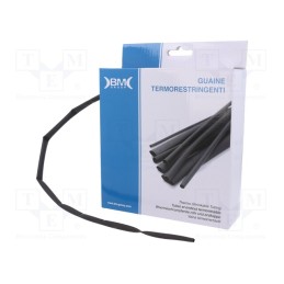 1 rol x BM GROUP - GBS064MNE - Heat shrink sleeve, glueless, 2: 1, 6.4mm, L: 9m, polyolefine