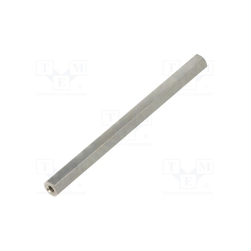 10 pcs x DREMEC - 115X80 - Screwed spacer sleeve, 80mm, Int.thread: M3, hexagonal, brass