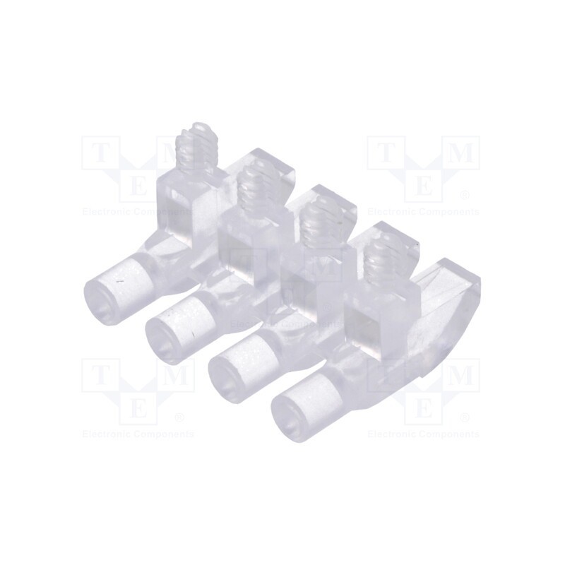 10 pcs x MENTOR - 1271.1004 - Fiber for LED, round, Ø3mm, No.of mod: 4, Front: flat