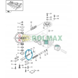 New Holland corn header bracket 322438550