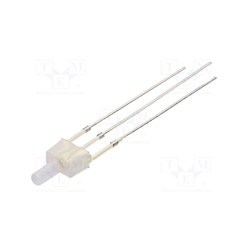 1 pcs x OPTOSUPPLY - OSRYPA7K92B - LED, 2mm, red/yellow, bicolour, 330÷500mcd, 90°, Front: flat, anode