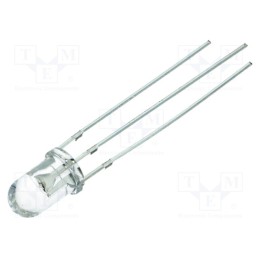 1 pcs x OPTOSUPPLY - OSRYPA5B31A - LED, 5mm, red/yellow, 30°, Front: convex, 1.8÷2.6V, No.of term: 3
