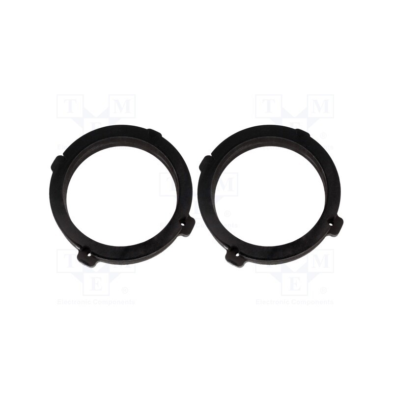 1 set x BASSER - DMOPEL03 - Spacer ring, MDF, 165mm, Opel, impregnated, 2pcs.