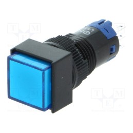 1 pcs x ONPOW - LAS2F-11Z/B - Switch: push-button, Pos: 2, SPDT, 0.5A/250VAC, 1A/24VDC, ON-ON