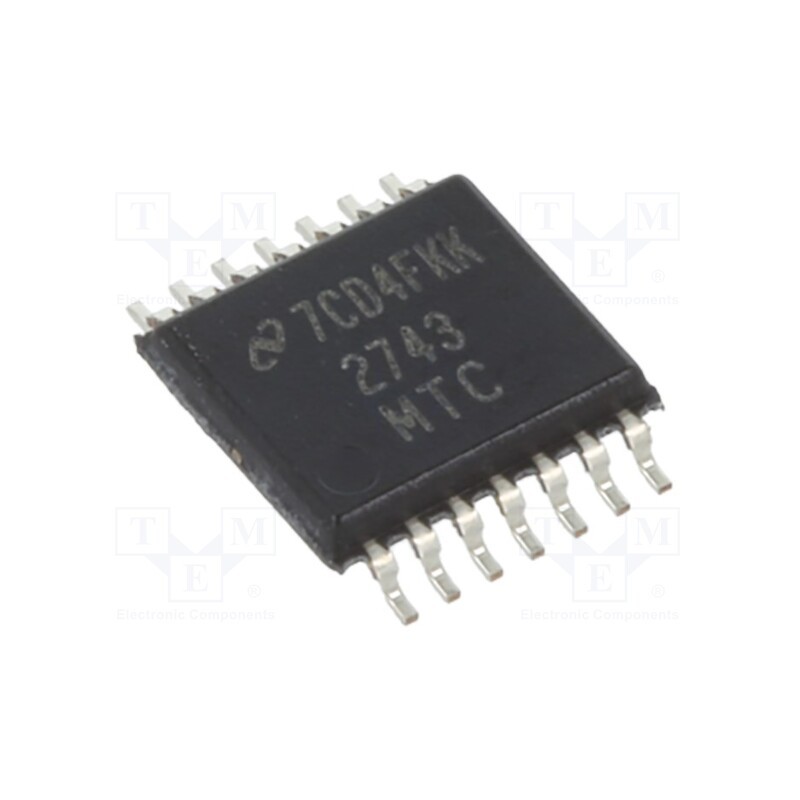 1 pcs x TEXAS INSTRUMENTS - LM2743MTC/NOPB - IC: PMIC, DC/DC converter, Uin: 2.2÷16VDC, Uout: 0.6÷13.5VDC, 20A