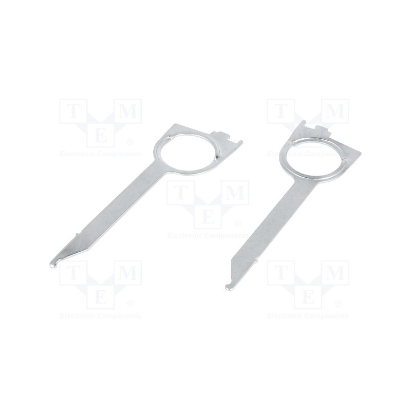 1 set x 4CARMEDIA - KLUCZ-65.234 - Radio release key, Kenwood, 2pcs.