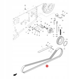 Band fendt la344311230 gates 2624333