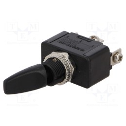 1 pcs x SCI - R13-416D2 - Switch: toggle, Pos: 3, SP3T, ON-OFF-ON, 6A/250VAC, Leads: M3 screws