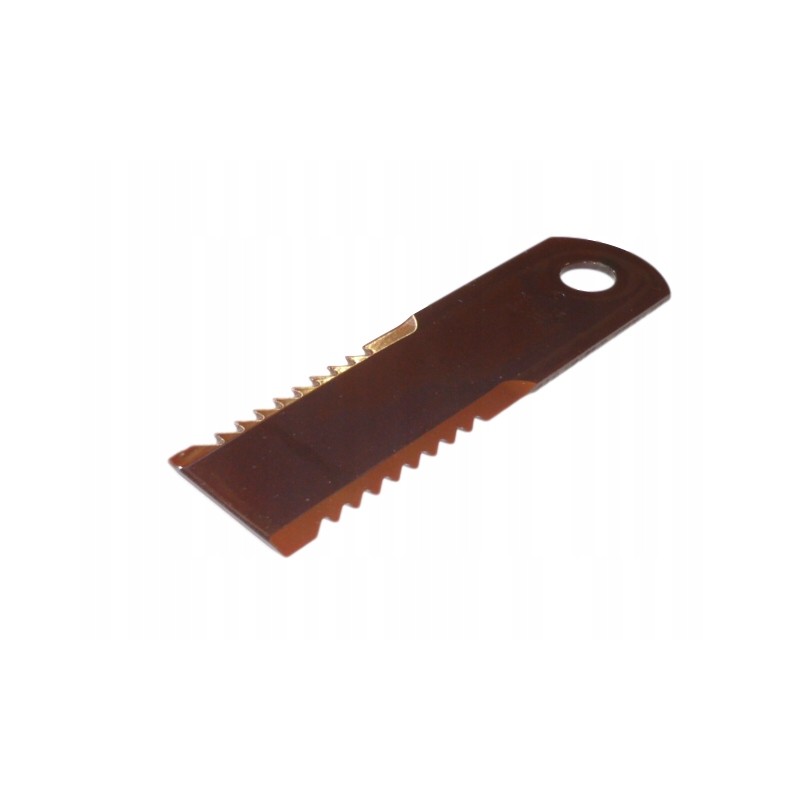 Movable forage harvester knife 065294 toothed rasspe
