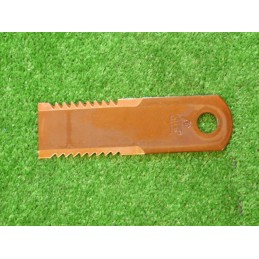 Movable forage harvester knife 065294 toothed rasspe