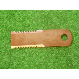 Movable forage harvester knife 065294 toothed rasspe
