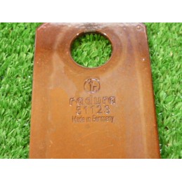 Movable forage harvester knife 065294 toothed rasspe