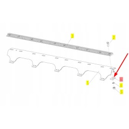 100291230 rectangular washer flail 41 x 30 x 5