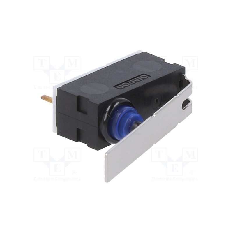 1 pcs x OMRON OCB - D2AW-A053D-R - Microswitch SNAP ACTION, 0.1A/12VDC, SPST-NO, Rcont max: 100mΩ