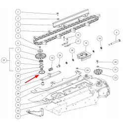 03212600 chain wheel washer