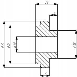 Bushing 4mm biso 281425z schumacher