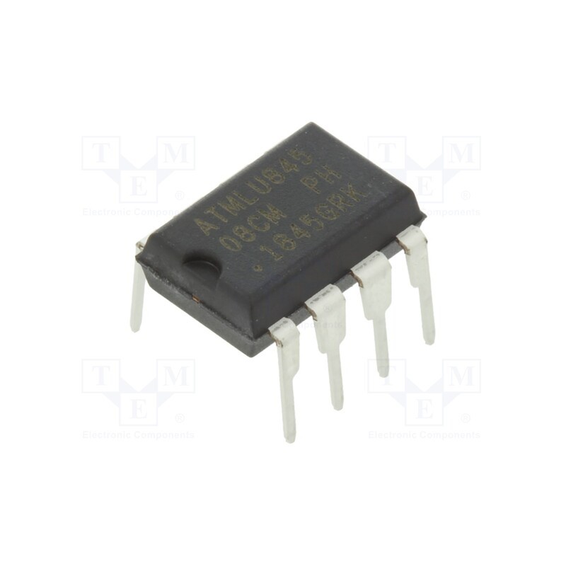 1 pcs x MICROCHIP TECHNOLOGY - AT24C08C-PUM - IC: EEPROM memory, 8kbEEPROM, 2-wire,I2C, 1024x8bit, 1.7÷5.5V