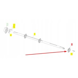 102452053 gear wheel of inclined conveyor