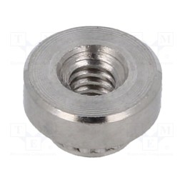 10 pcs x KEYSTONE - 4860 - Screwed spacer sleeve, 1.65mm, cylindrical, stainless steel