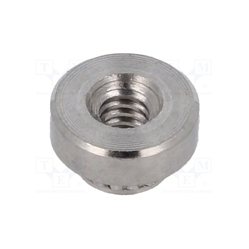 10 pcs x KEYSTONE - 4860 - Screwed spacer sleeve, 1.65mm, cylindrical, stainless steel