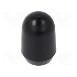 1 pcs x KNITTER-SWITCH - C 2105 - Cap, push-in, Mat: PVC, Body: black, Illumin: none, MTG