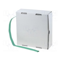 1 rol x CYG/KTG - CB-HFT(2X) 3.2 BOX GN - Heat shrink sleeve, glueless, 2: 1, 3.2mm, green, polyolefine