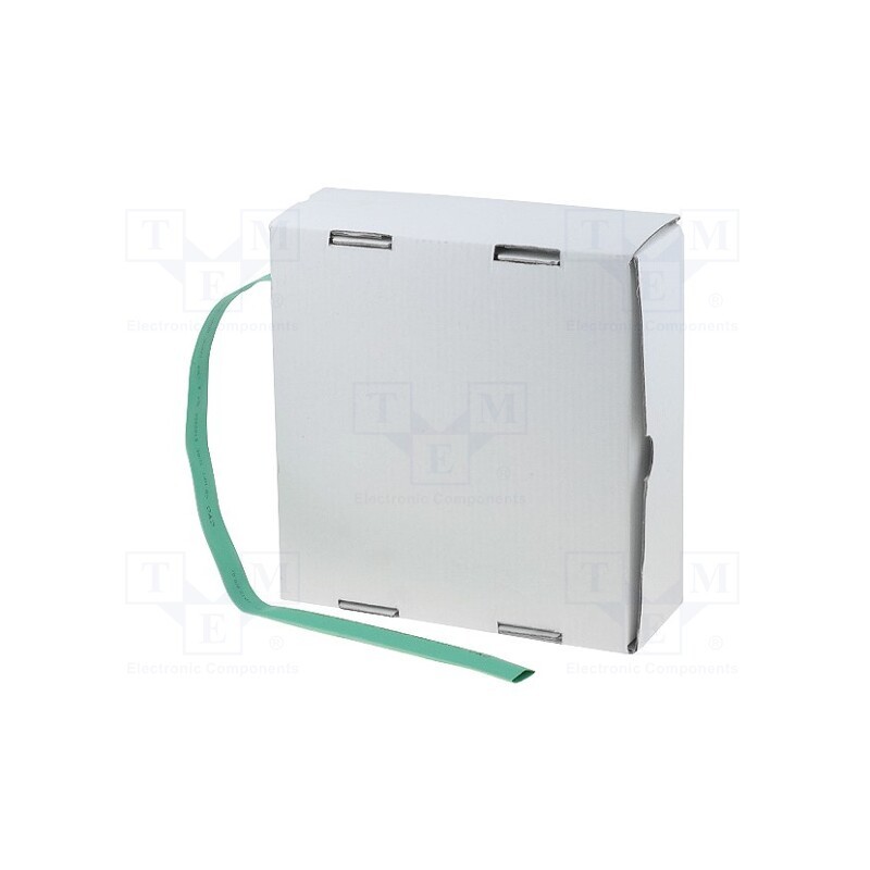 1 rol x CYG/KTG - CB-HFT(2X) 3.2 BOX GN - Heat shrink sleeve, glueless, 2: 1, 3.2mm, green, polyolefine