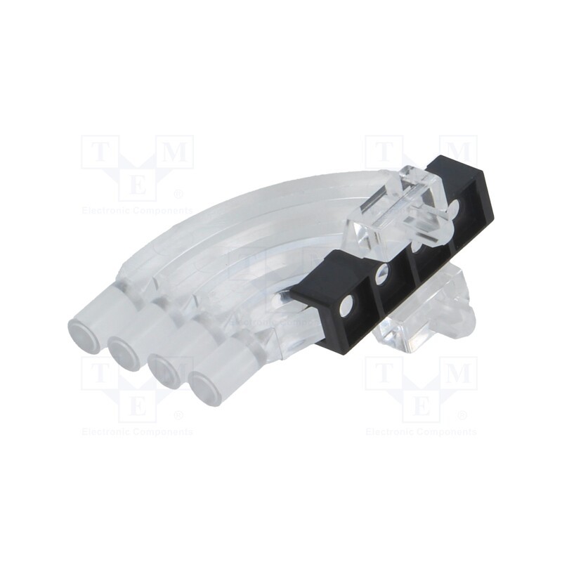 1 pcs x MENTOR - 1276.2004 - Fiber for LED, round, No.of mod: 4, Front: convex