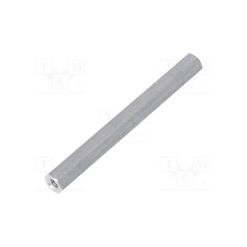 10 pcs x DREMEC - 134X55 - Screwed spacer sleeve, 55mm, Int.thread: M3, hexagonal, aluminium