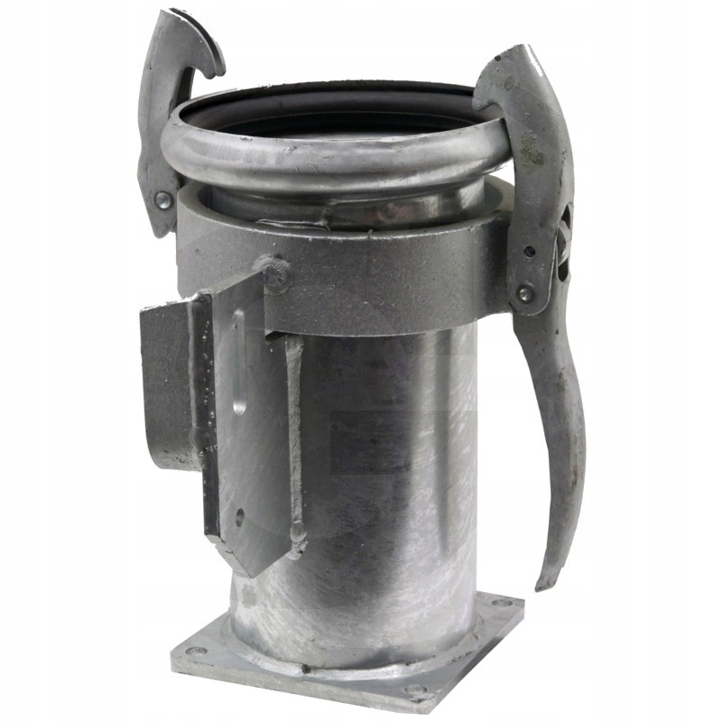 6-piece pipe connector plug with flange and handles