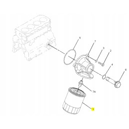 Oil filter cat mini excavator loader dozer