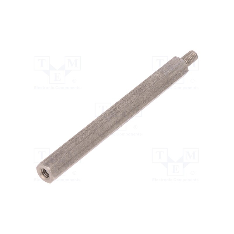 10 pcs x DREMEC - 246X70 - Screwed spacer sleeve, 70mm, Int.thread: M4, Ext.thread: M4