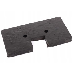 Rubber feeder blade 78x154mm Claas 672630