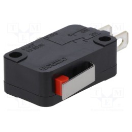 1 pcs x OMRON OCB - VX-51-1A3 - Microswitch SNAP ACTION, 5A/250VAC, with lever, SPDT, ON-(ON)