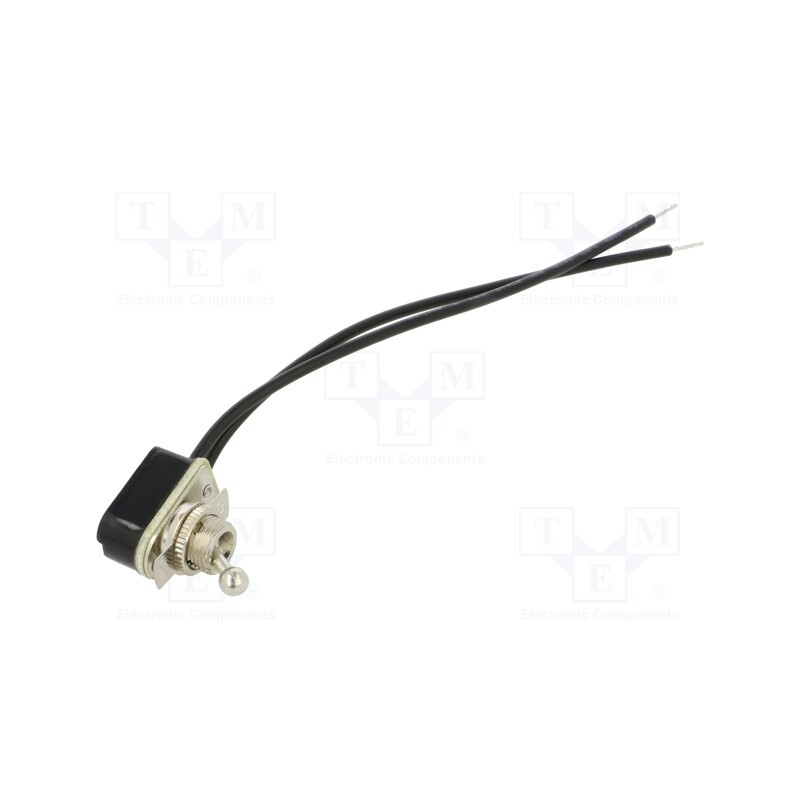 1 pcs x CANAL ELECTRONIC - TA-01A-A - Switch: toggle, Pos: 2, SPST, OFF-ON, 3A/250VAC, Leads: leads 155mm